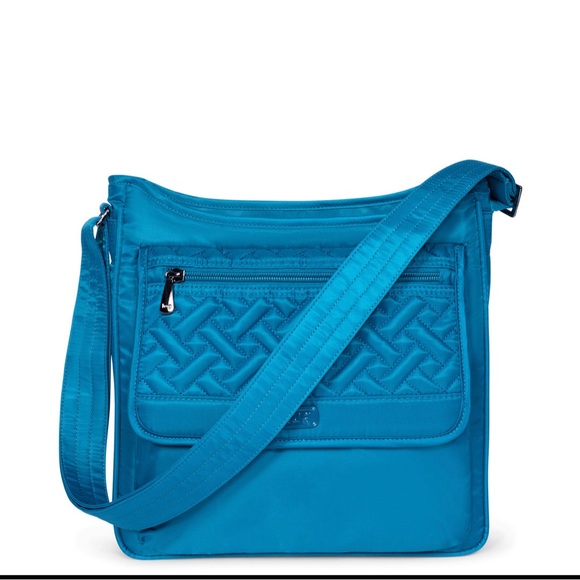 lug Bags Lug Hopscotch Crossbody Messenger Bag Ocean Blue Bnwt
